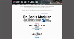 Desktop Screenshot of droomusic.com